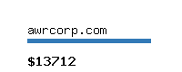 awrcorp.com Website value calculator