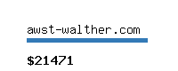 awst-walther.com Website value calculator