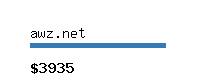 awz.net Website value calculator