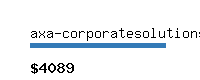 axa-corporatesolutions.com Website value calculator