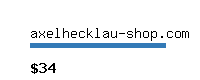 axelhecklau-shop.com Website value calculator