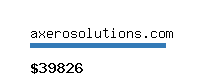 axerosolutions.com Website value calculator