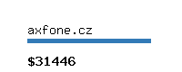 axfone.cz Website value calculator