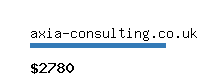 axia-consulting.co.uk Website value calculator