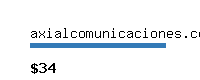 axialcomunicaciones.com Website value calculator