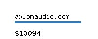 axiomaudio.com Website value calculator