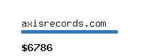 axisrecords.com Website value calculator