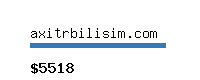 axitrbilisim.com Website value calculator