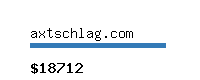 axtschlag.com Website value calculator