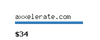 axxelerate.com Website value calculator