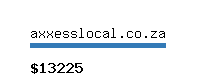 axxesslocal.co.za Website value calculator