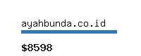 ayahbunda.co.id Website value calculator