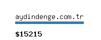 aydindenge.com.tr Website value calculator