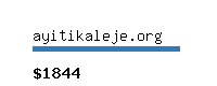 ayitikaleje.org Website value calculator