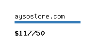 aysostore.com Website value calculator