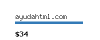 ayudahtml.com Website value calculator