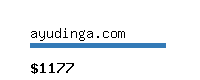 ayudinga.com Website value calculator