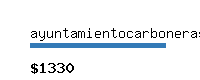 ayuntamientocarboneras.com Website value calculator