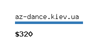 az-dance.kiev.ua Website value calculator