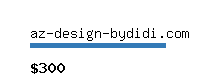 az-design-bydidi.com Website value calculator