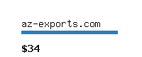 az-exports.com Website value calculator