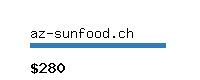 az-sunfood.ch Website value calculator