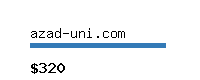 azad-uni.com Website value calculator
