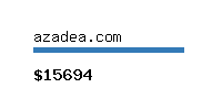 azadea.com Website value calculator