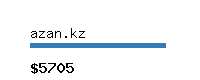 azan.kz Website value calculator