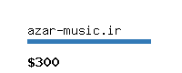 azar-music.ir Website value calculator