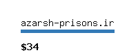 azarsh-prisons.ir Website value calculator