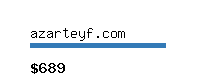 azarteyf.com Website value calculator