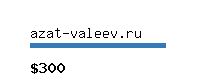 azat-valeev.ru Website value calculator