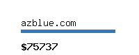azblue.com Website value calculator