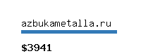 azbukametalla.ru Website value calculator