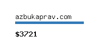 azbukaprav.com Website value calculator