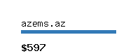 azems.az Website value calculator