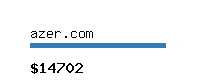 azer.com Website value calculator