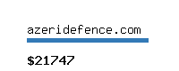 azeridefence.com Website value calculator