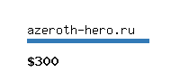 azeroth-hero.ru Website value calculator