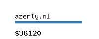azerty.nl Website value calculator
