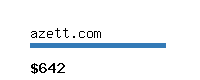 azett.com Website value calculator