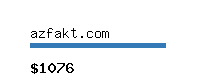 azfakt.com Website value calculator