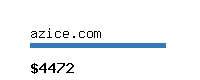 azice.com Website value calculator