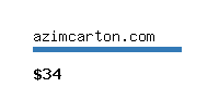 azimcarton.com Website value calculator