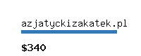 azjatyckizakatek.pl Website value calculator