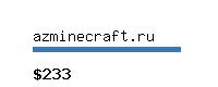 azminecraft.ru Website value calculator