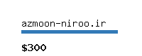 azmoon-niroo.ir Website value calculator