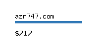 azn747.com Website value calculator