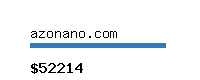 azonano.com Website value calculator